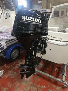 Suzuki DF25ATL Elctric Start Longshaft Power Tilt & SMG4 Gauge (click for enlarged image)